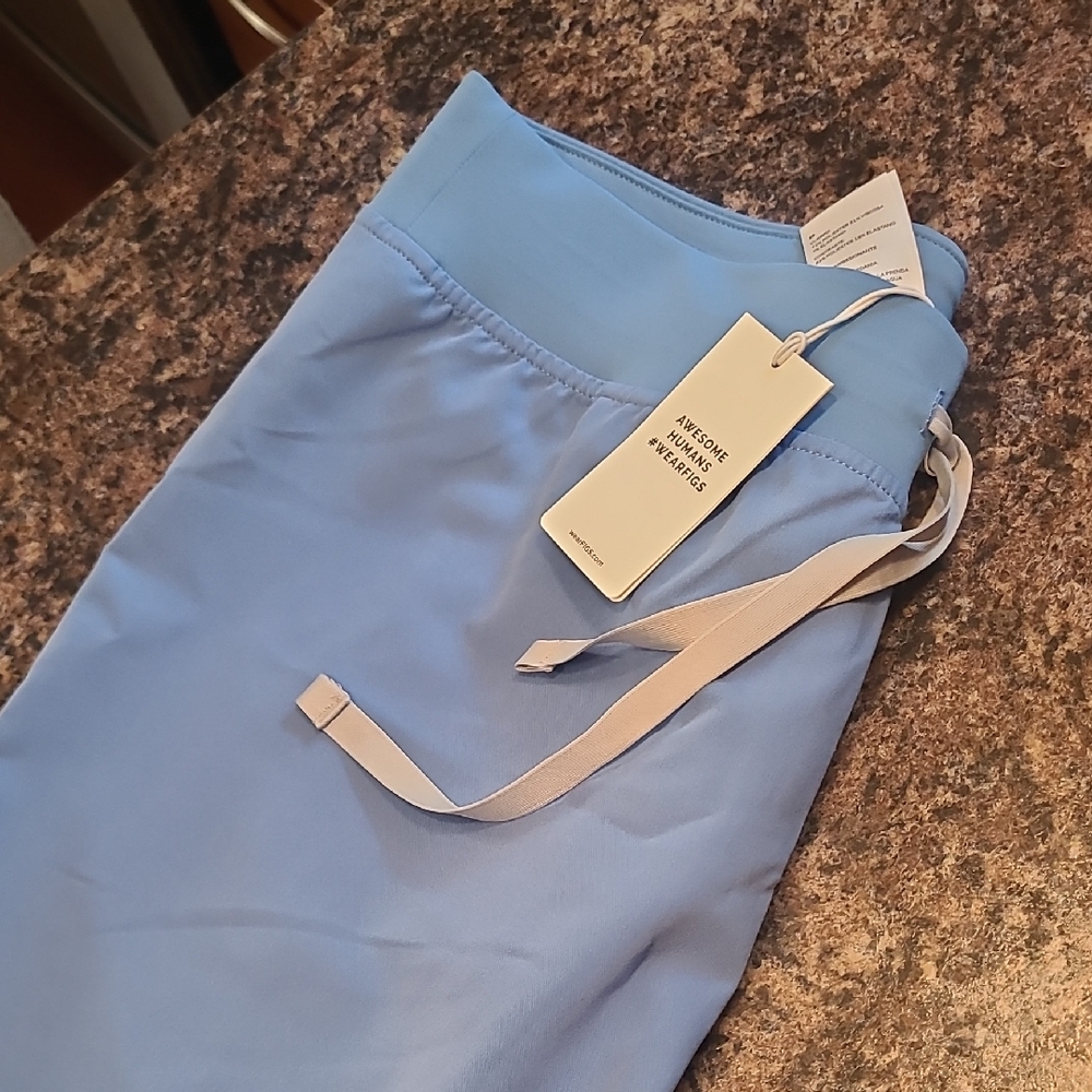 Figs Women's Scrub Pants in Light Blue